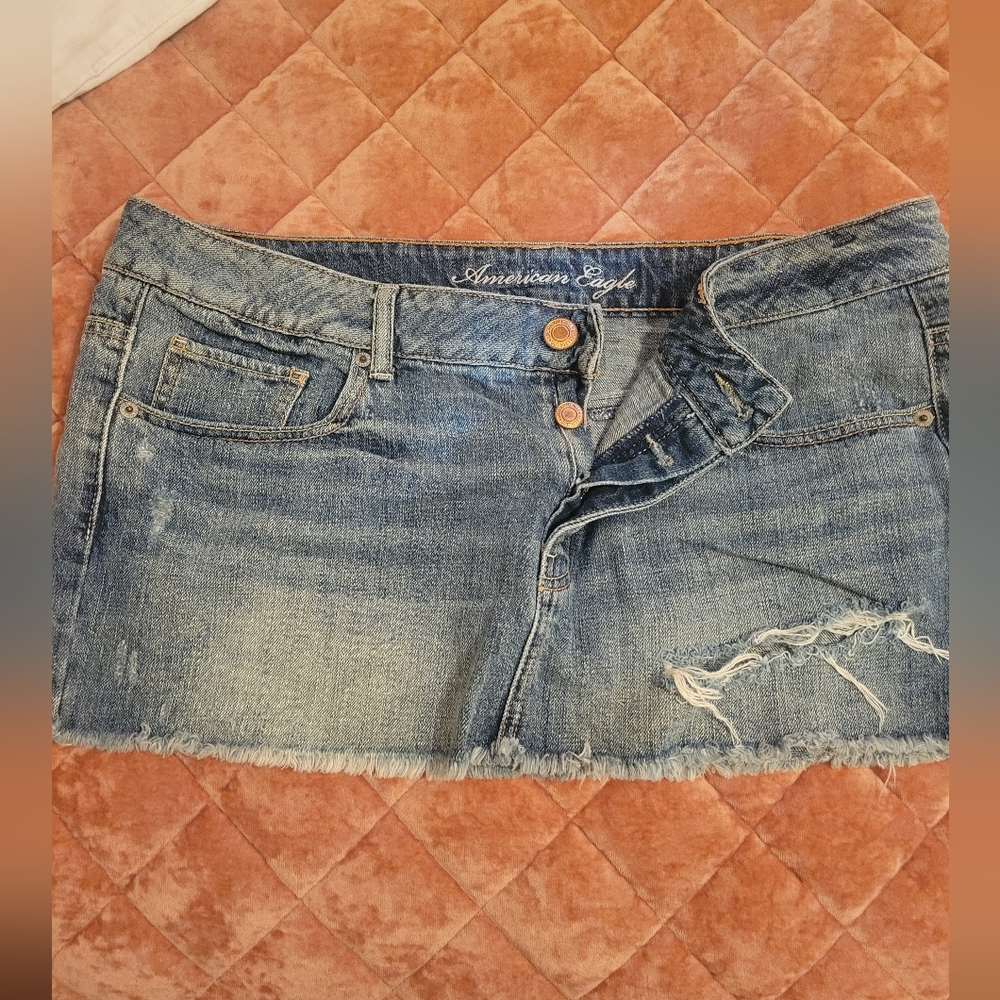 American Eagle Vintage denim short skirt